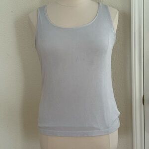 Chico's Travelers Soft Gray Top size 16 (Chico’s size 3)